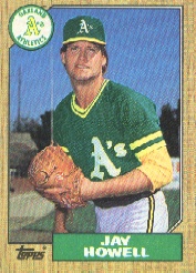 1987 Topps Baseball Cards      391     Jay Howell